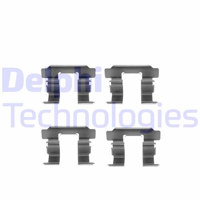 Комплектующие, колодки дискового тормоза DELPHI LX0250 для SUZUKI SWIFT