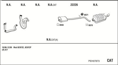 SISTEM DE ESAPAMENT WALKER PEH07873