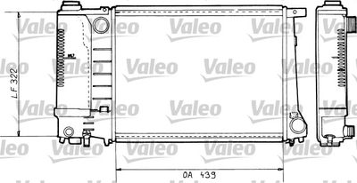 VALEO 730365 Радіатор охолодження двигуна для BMW (Бмв)