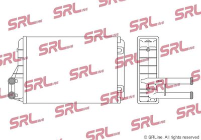 Výměník tepla, vnitřní vytápění SRLine 2402N8-1