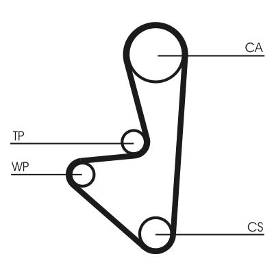 CUREA DE DISTRIBUTIE CONTINENTAL CTAM CT1066 1