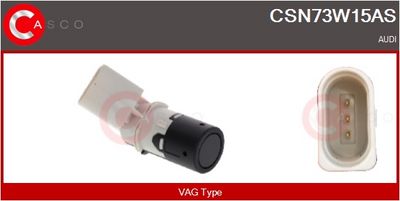 SENSOR AJUTOR PARCARE CASCO CSN73W15AS