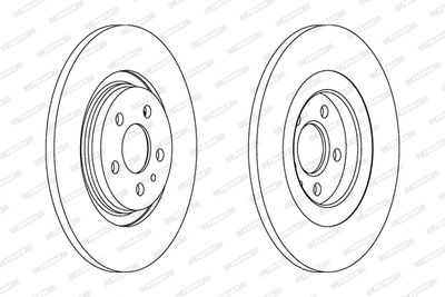 Bromsskiva FERODO DDF1181C