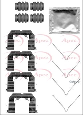 Accessory Kit, disc brake pad APEC KIT1353