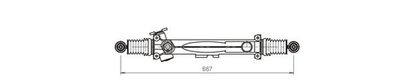 Рулевой механизм GENERAL RICAMBI TA4002 для TALBOT SIMCA