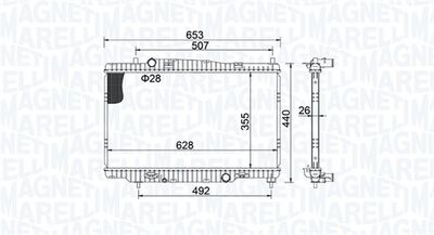 MAGNETI MARELLI Kühler, Motorkühlung