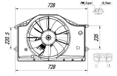 VENTILATOR RADIATOR NRF 47939 4
