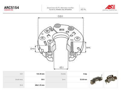 Likeretter, dynamo AS-PL ARC5154