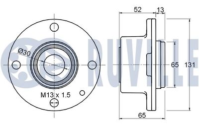 RADLAGERSATZ RUVILLE 220286 1