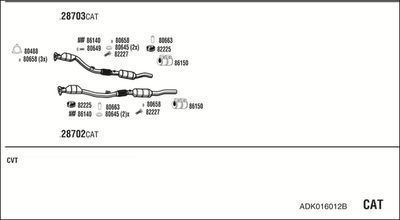 SISTEM DE ESAPAMENT WALKER ADK016012B