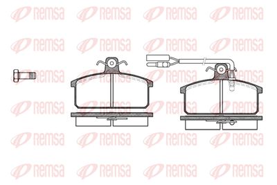 Комплект тормозных колодок, дисковый тормоз KAWE 0128 12 для FIAT DUNA