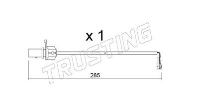 SENZOR DE AVERTIZARE UZURA PLACUTE DE FRANA