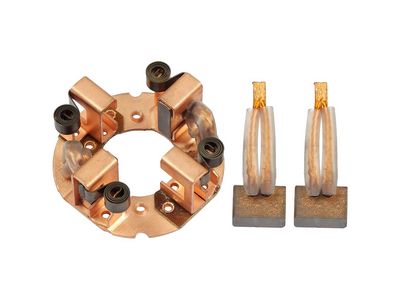 Halter, Kohlebürsten