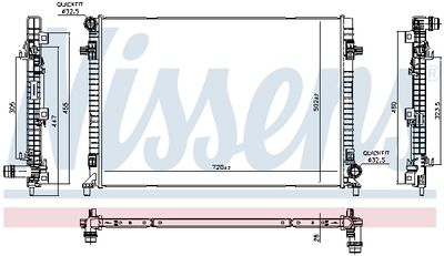 RADIATOR RACIRE MOTOR NISSENS 606705 1