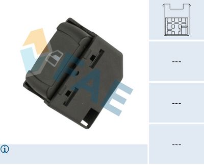 ключ(бутон), стъклоповдигане FAE 64003