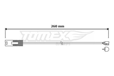 TOMEX Brakes TX 30-99 Датчик износа тормозных колодок  для BMW 8 (Бмв 8)