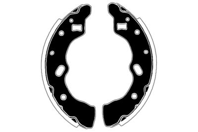 RAICAM RA28410 Ремкомплект барабанных колодок  для MAZDA 121 II (DB) 1.3 i 16V