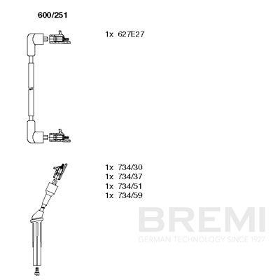 SET CABLAJ APRINDER BREMI 600251