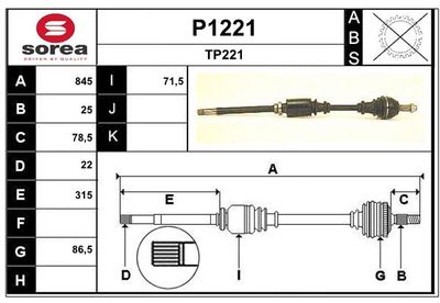 PLANETARA SNRA P1221