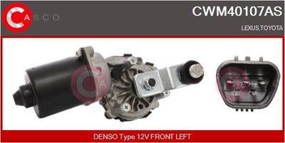 CASCO CWM40107AS Двигун склоочисника для TOYOTA (Тойота)
