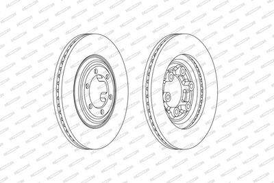BREMSSCHEIBE FERODO DDF2372C 1