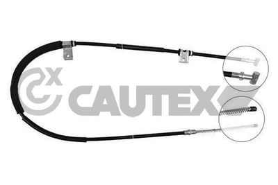 Тросик, cтояночный тормоз CAUTEX 168214 для SUZUKI SJ413