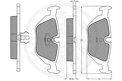 SET PLACUTE FRANA FRANA DISC OPTIMAL 9945 2