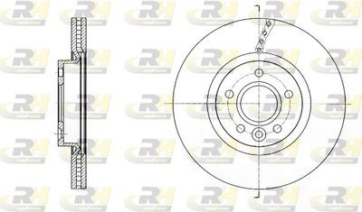 спирачен диск ROADHOUSE 61589.10
