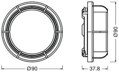 KAPPE HAUPTSCHEINWERFER ams-OSRAM LEDCAP07 2
