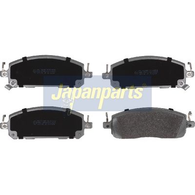 комплект спирачно феродо, дискови спирачки JAPANPARTS PA-1020AF