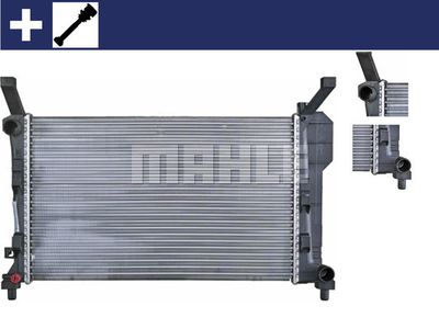 Радиатор, охлаждение двигателя MAHLE CR 660 000S для MERCEDES-BENZ B-CLASS