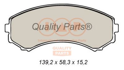 Комплект тормозных колодок, дисковый тормоз IAP QUALITY PARTS 704-12026P для MAZDA E