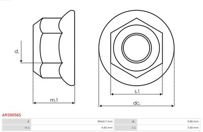 Repair Set, alternator ARS9056S