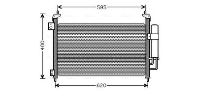 AVA QUALITY COOLING Kondensator, Klimaanlage (HD5213D)