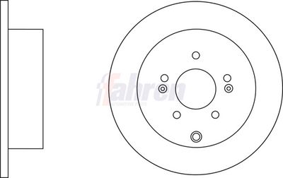 Fahren Brake Disc FBD6602