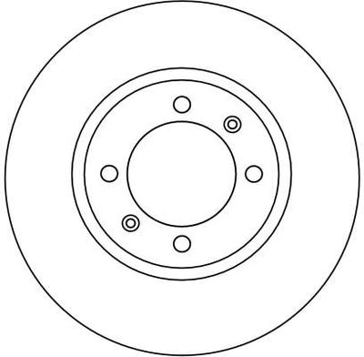 BREMSSCHEIBE TRW DF1664 1