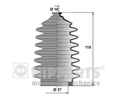 Комплект пыльника, рулевое управление NIPPARTS N2844018 для HONDA ACTY