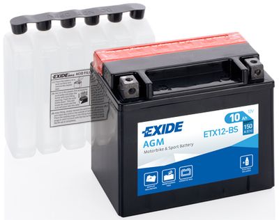 Стартерная аккумуляторная батарея EXIDE ETX12-BS для SUZUKI DR