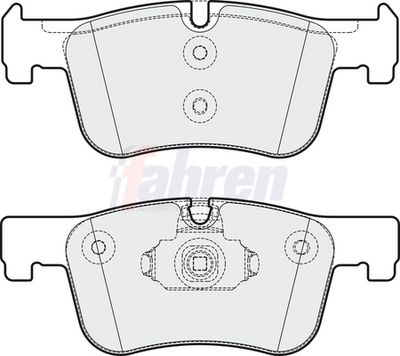 Fahren Brake Pad Set, disc brake FBP3290