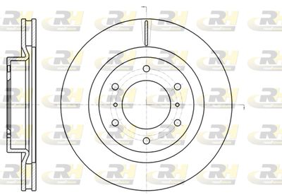 ROADHOUSE 61100.10 Тормозные диски для MITSUBISHI PAJERO IV Van (V9_, V8_, V8_V)