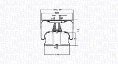 MAGNETI MARELLI Federbalg, Luftfederung