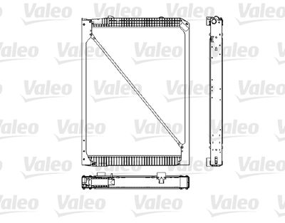 Kylare, motorkylning VALEO 733484