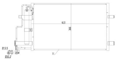 KONDENSATOR KLIMAANLAGE