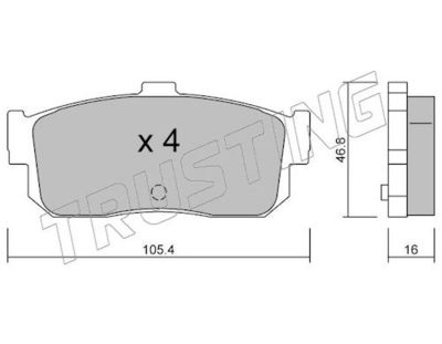 SET PLACUTE FRANA FRANA DISC TRUSTING 2000