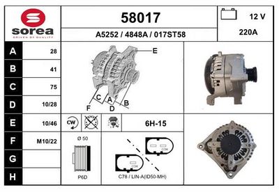 GENERATOR EAI 58017