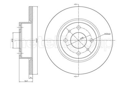 CIFAM 800-192 Тормозные диски  для FIAT CROMA (154_) 1900 Turbo D i.d. (154.LL, 154.PL)