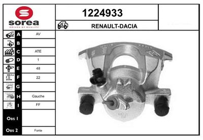 BREMSSATTEL SNRA 1224933