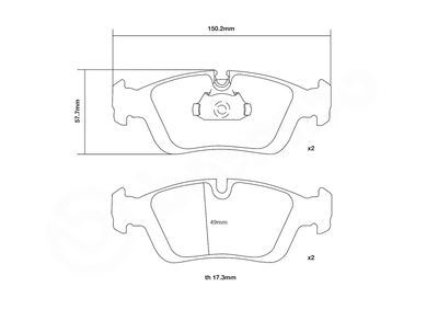 SET PLACUTE FRANA DE PERFORMANTA BREMBO 07B31431 2