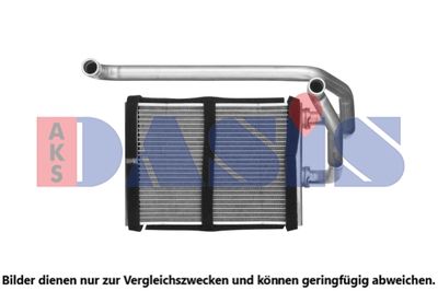 AKS DASIS 079013N Радиатор печки  для INFINITI  (Инфинити Еx)