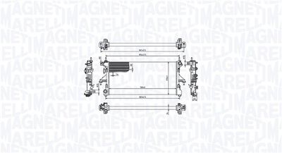 MAGNETI MARELLI Kühler, Motorkühlung